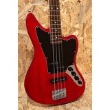 Pre Owned Squier 2016 Vintage Modified Jaguar Bass Special - Crimson Red Transparent (352390)